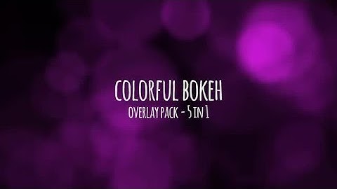 Colorful Bokeh Pack Stock Motion Graphics
