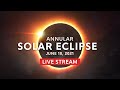 Solar Eclipse 2021: Live stream of June 10 Annular Solar Eclipse