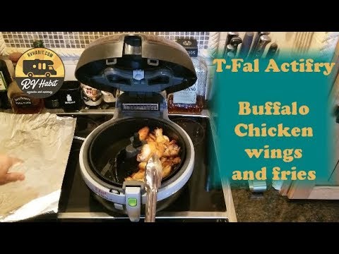 t-fal-actifry-review-and-demo-buffalo-chicken-wings-and-french-fries---rv-cooking