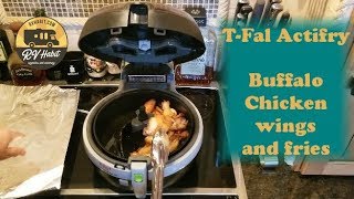T-Fal Actifry Review and Demo Buffalo Chicken Wings and French Fries - RV Cooking