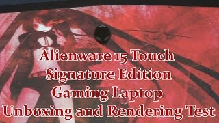 Alienware ANW157493SLV – 15.6" Touch-Screen Laptop – Intel Core i7 – 16GB Memory – 1TB Hard Drive + 256GB Solid State Drive – Epic Silver Reviews Alienware 15 Touch Signature Edition Gaming Laptop - Unboxing & Rendering Test