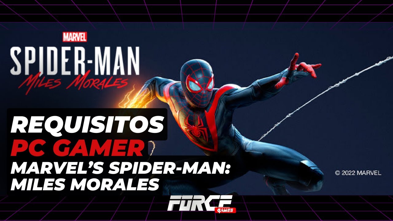 Marvel's Spider-Man: Requisitos mínimos para PC