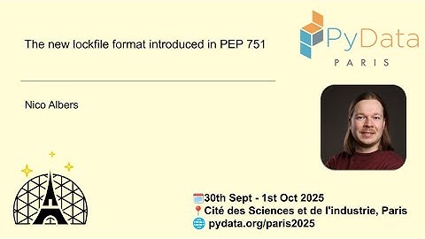 Nico Albers - The new lockfile format introduced in PEP 751