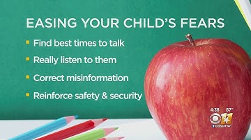 Psychologist gives tips to ease back-to-school jitters