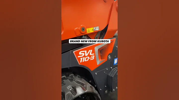 FIRST LOOK at the new Kubota SVL110-3 Compact Track Loader. The Highest HP in the Kubota CTL market!