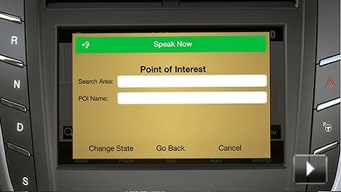 Using Navigation Voice Commands with SYNC® 3 | Lincoln How-to Video