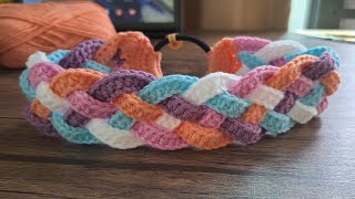 Amazing!  Easy & fun to crochet a headband for beginners Step by step