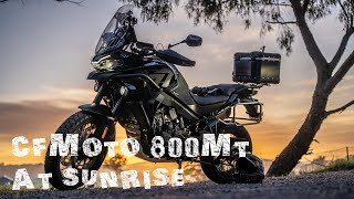 Epic Sunrise Ride on the CFMOTO 800MT EXPLORE