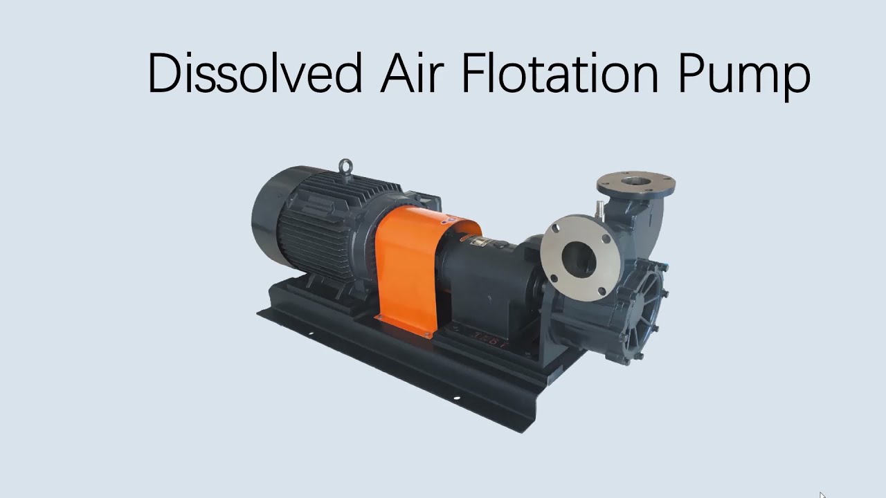 Shanghai Honglu Pump Presentation Daf Pump Micro Bubble Generator Dissolved Air Flotation Pump Youtube
