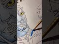 Avatar watercolour painting #art #avatar #shorts