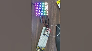 Wiring my ESP32 to WS2812B 8x8 Light Matrix