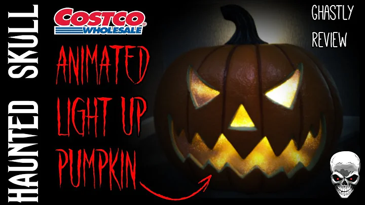 Costco Halloween 2019 Animated Light Up Pumpkin | GHASTLY REVIEWS SE4 E4