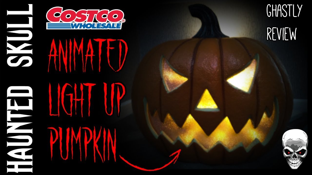 Costco Halloween 2019 Animated Light Up Pumpkin | GHASTLY REVIEWS