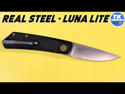 Real Steel Luna Lite Modern Slip Joint Pocket Knife 7012