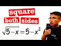 Quadratic Equation in "5"