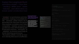 #LangChain Interview Questions &amp; Answers | Question 24 | LangChain | #GenAI  #coding #programming