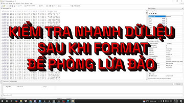 Hướng dẫn kiểm tra dữ liệu Thẻ nhớ, USB... sau FORMAT - ĐỀ PHÒNG LỪA ĐẢO CỨU DỮ LIỆU
