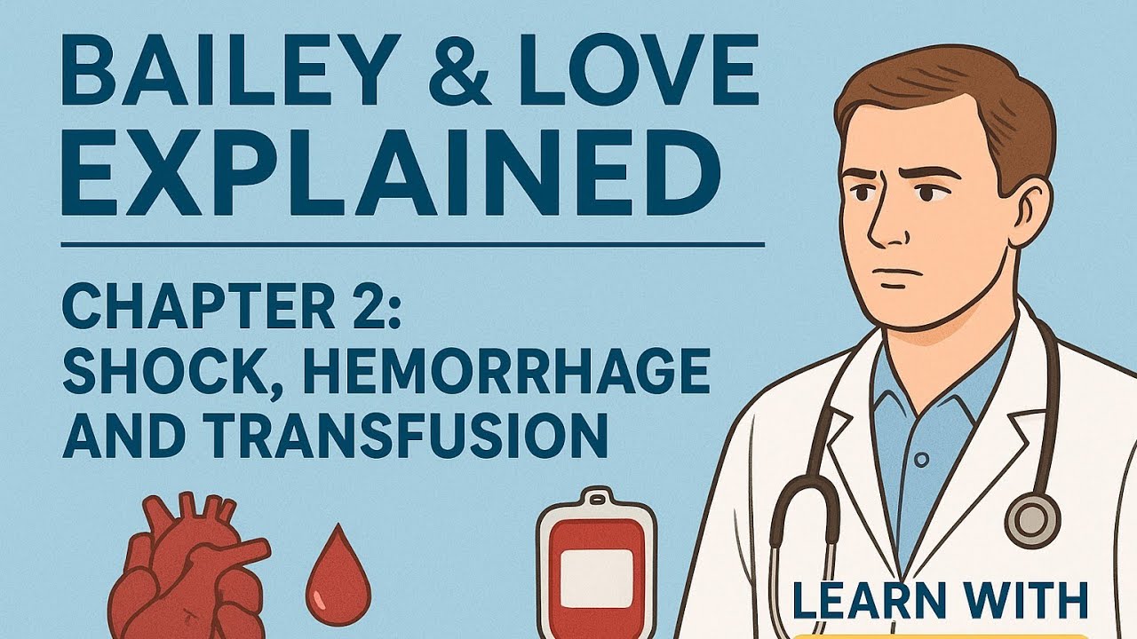 Bailey and Love Explained | Chapter 2: Shock, Hemorrhage and Transfusion | Learn with Podcast
