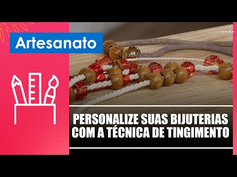 Personalize suas bijuterias com a técnica de tingimento com o artesão Marcelo Darghan – 28/04/25