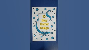 Front page design/ border design #shorts #borderdesign #borderart #borderpattern #satisfying #art