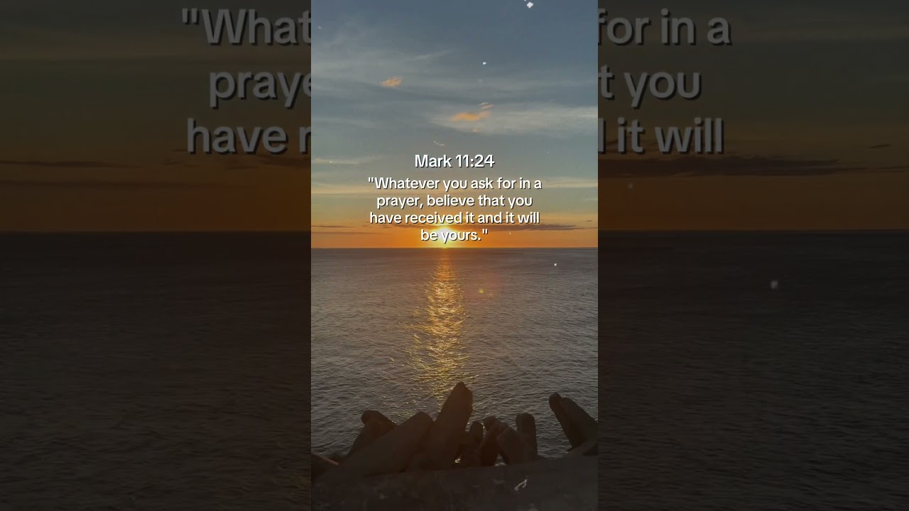 MARK 11:24 #mark1124 #bibleverse #subscribers #viralshort
