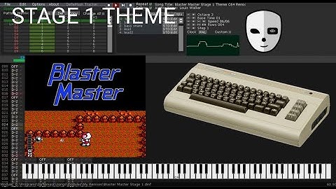[Deflemask] Blaster Master Stage 1 Theme C64 Remix