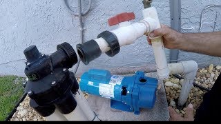 HOW TO INSTALL a LAWN SPRINKLER PUMP or any type of Irrigation