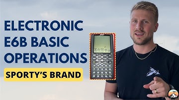 Electronic E6B - Basic Functions & Operation (Sportys Brand)