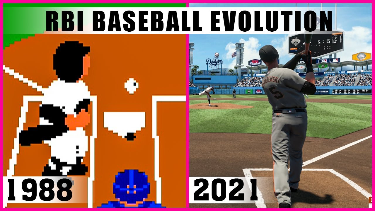 RBI BASEBALL evolution [1988 2021] YouTube