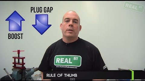 Spark plug gap for boost - Jay