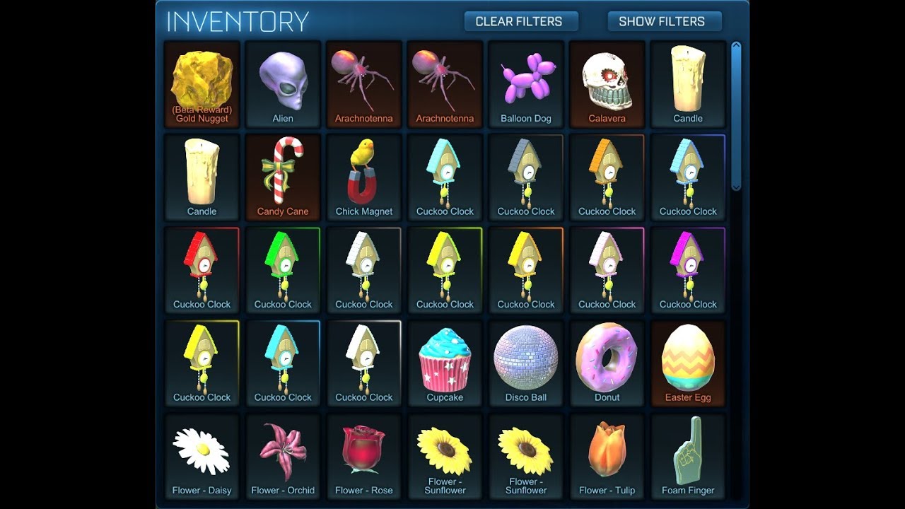 Every Painted Antenna in Rocket League