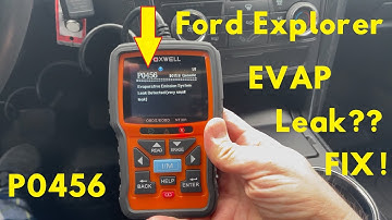 Ford Explorer Evap System Small Leak OBDII P0456 Error Replace Valve Police Interceptor Utility PIU