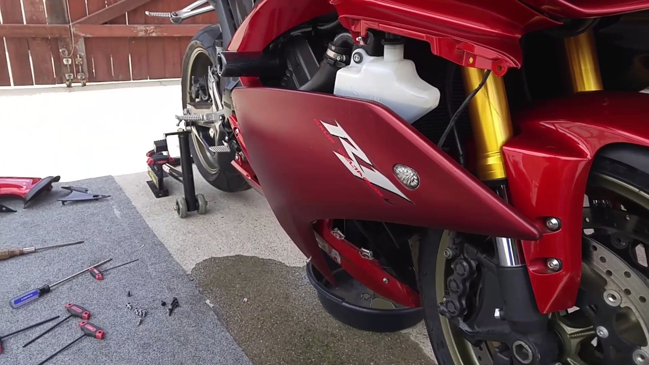 Yamaha R1 coolant test YouTube
