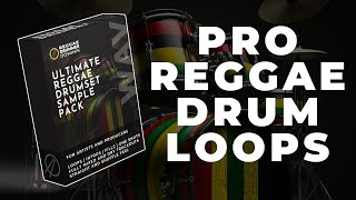 The Ultimate Reggae Drumset Sample Pack | Intro Rolls, Loops, Drum Fills, One Shots