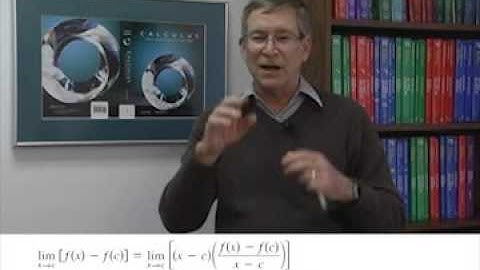 Proof - Differentiability Implies Continuity