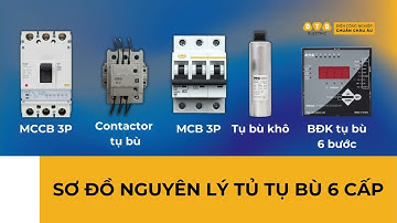 Sơ đồ nguyên lý tủ tụ bù 6 cấp - BTB Electric