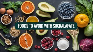8 Foods to Avoid with Sucralfate