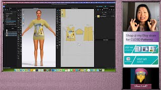 Make a Basic T-shirt in clo 3d Beginners
