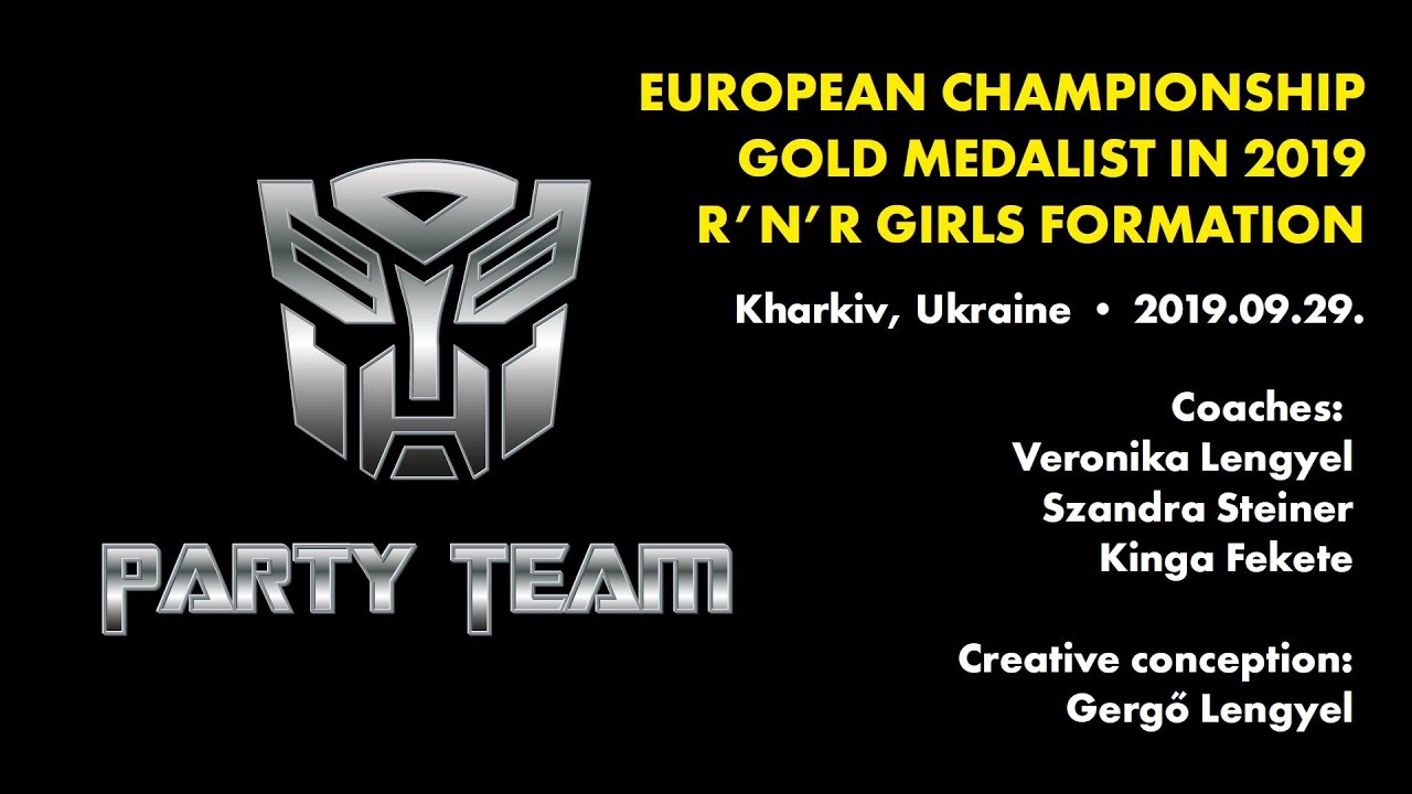 ROCK AND MAGIC SE, Hungary - Party Team girls formation - European Championship 2019