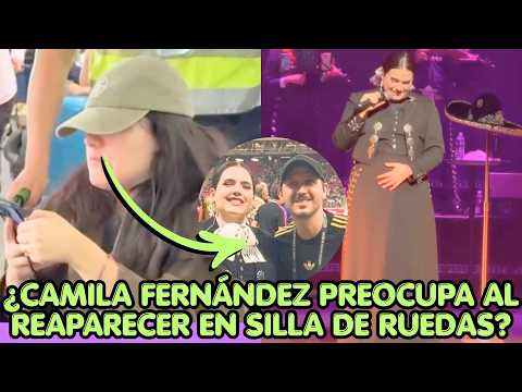 Alejandro Fernández devastated…Camila Fernández sparks concern after reappearing in a wheelchair