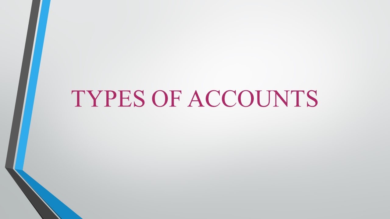 Types Of Accounts (Personal,Real,Nominal) PART1 YouTube