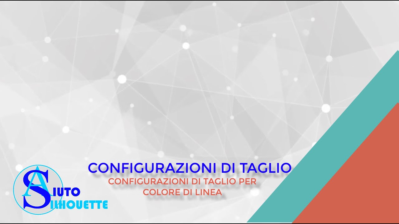 LIVE TUTORIAL - CONFIGURAZIONI TAGLIO PER COLORE