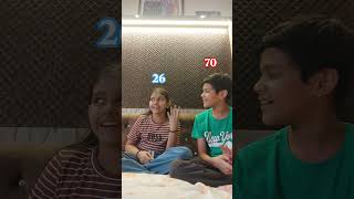 higher or lower challenge #shorts #guess the number #fun challenge #game series #fun with sibling