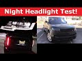 2023 Range Rover PHEV Headlight Test and Night Drive
