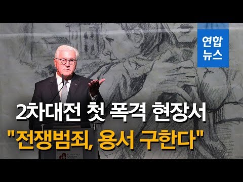 2차대전 80주년…독일 대통령 &amp;quot;전쟁범죄, 용서 구한다&amp;quot; / 연합뉴스 (Yonhapnews)