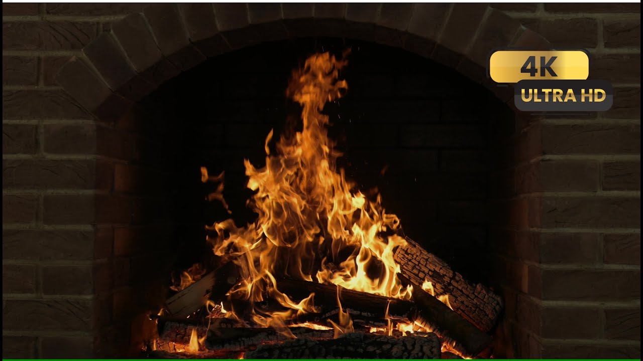 Alevli Huzur | Şömine Ateşi • Sessiz Gece • 3 Saat   (Fireplace Fire Sounds • Quiet Night • 3 Hours)