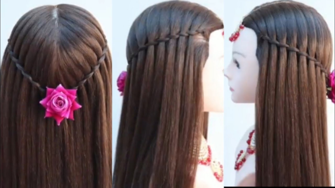 Hairstyle With Saree For Long Hair,10 मिनट के अंदर बन जाएगा ये Hair Style,  आपके साड़ी लुक को बनाएगा सबसे अलग - newly married women must try these easy  hairstyle with saree