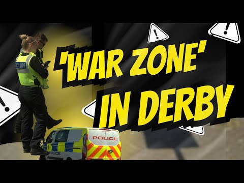 Knife brawl sees multiple stabbing with scene resembling a warzone on Derby street