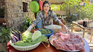 Amazing cooking skills: Yummy Prahok Ktiss cooking | Delicious pork recipes