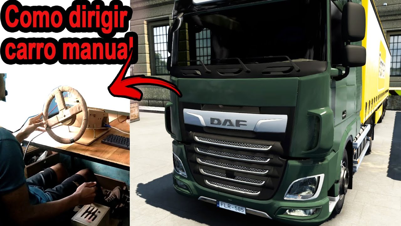 Aprenda a dirigir um carro manual com EURO TRUCK SIMULATOR 2 - YouTube